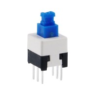 Bistable Button MSW0136 7×7×12 mm 6-pin DPDT Set of 30