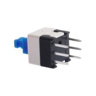 Przycisk bistabilny MSW0136 7×7×12 mm 6-pin DPDT 30 szt.