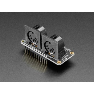 MIDI FeatherWing Kit - audio module with MIDI connectors for Feather