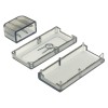 Snap-on Translucent USB Dongle Case - transparent housing 48x22x12mm