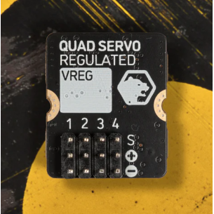 Quad Servo Module Regulated - 4-channel servo controller for Yukon (with converter)