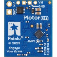 Pinout of the Motoron M3T453 Triple I²C Motor Controller with JST SH-Style Connectors and VIN Terminal Block.