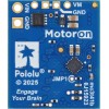 Pinout of the Motoron M3T453 Triple I²C Motor Controller with JST SH-Style Connectors and VIN Terminal Block.