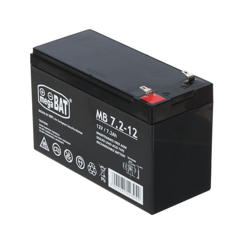 AGM Battery 12V 72Ah – front view