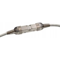 Connected RJ45 Cat.6A STP connector – side view