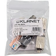 RJ45 Cat.6A STP connector kit in packaging – front view