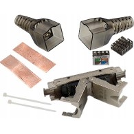 Mounting kit – connectors, strain reliefs, cable inserts