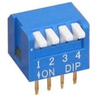 DP-04 - DIP switch 4 sections
