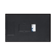 Top view – rear side of the display