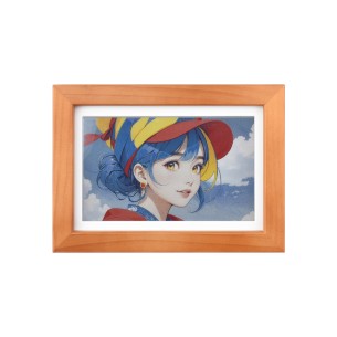 ESP32-S3-PhotoPainter - 7.3″ Full-Color E6 E-Paper Display in a Solid Wood Frame(No batt.) - Waveshare 32753