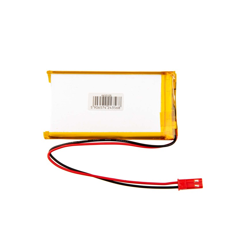 Li-Po акумулятор Akyga LP584070 3.7V 1500mAh PCM JST 2.54