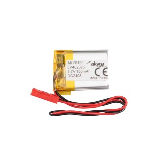 Li-Po Battery Akyga LP402025 3.7V 150mAh PCM JST 2.54