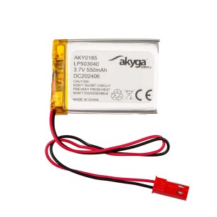 Li-Po Battery Akyga LP503040 3.7V 550mAh PCM JST 2.54
