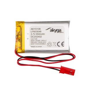 Akumulator Li-Po Akyga LP603048 3.7V 850mAh PCM JST 2.54