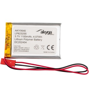 Akumulator Li-Po Akyga LP623255 3.7V 1100mAh PCM JST 2.54