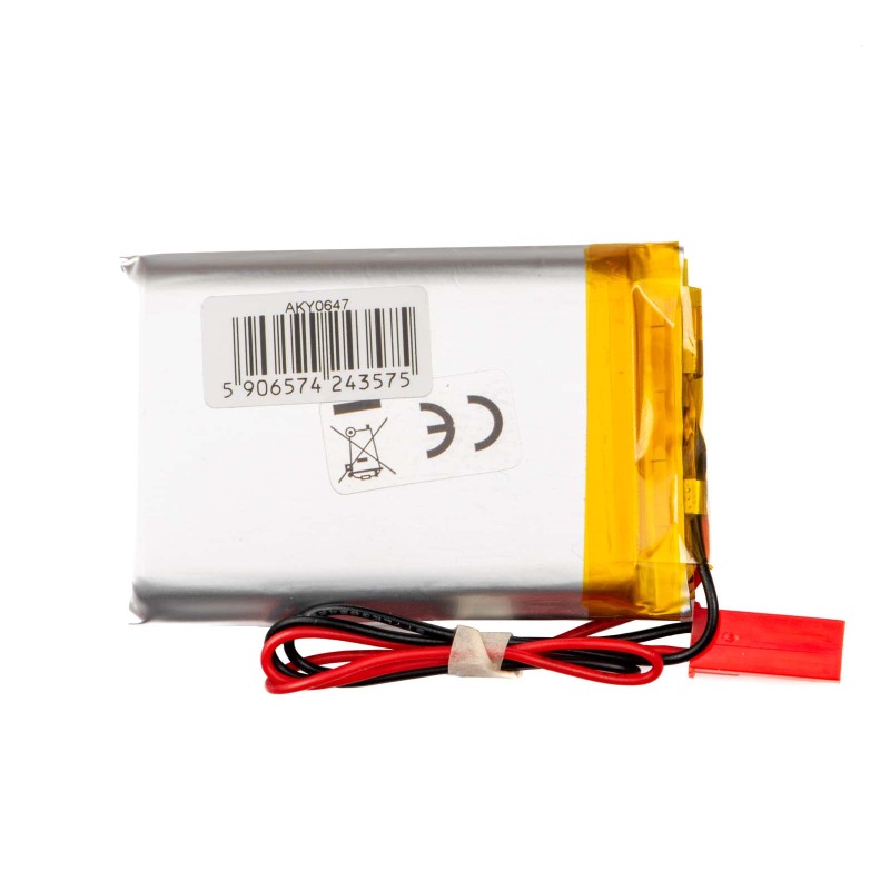 Li-Po акумулятор Akyga LP803450 3.7V 1500mAh PCM JST 2.54