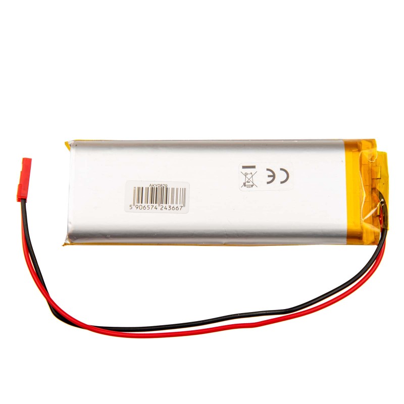 Літій-полімерний акумулятор Akyga LP123497 3.7V 4500mAh PCM JST 2.54