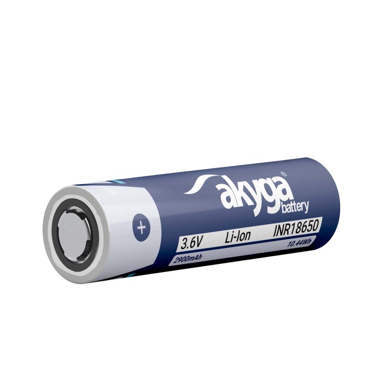 Літій-іонний акумулятор Akyga AKY2173 INR18650-29M 3.6V 2900mAh