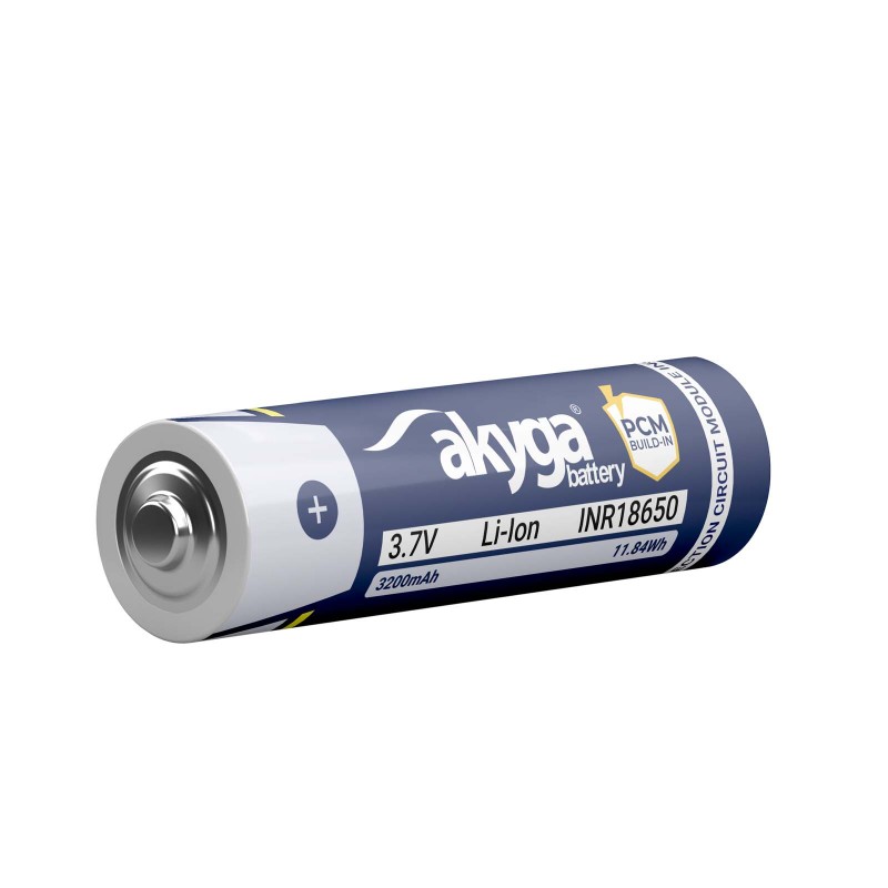 Akyga AKY2461 INR18650 Li-Ion акумулятор 3.7V 3200mAh PCM