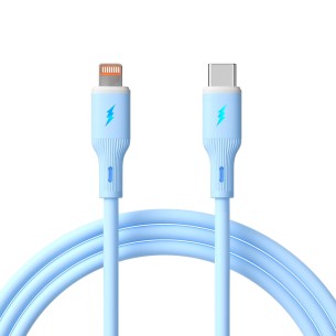 Kabel USB Akyga AK-USB-72 USB-C/Lightning 2.0 1m 30W - nieb.