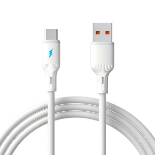Kabel USB Akyga AK-USB-59 USB-A / USB-C 2.0 1m 12W - biały