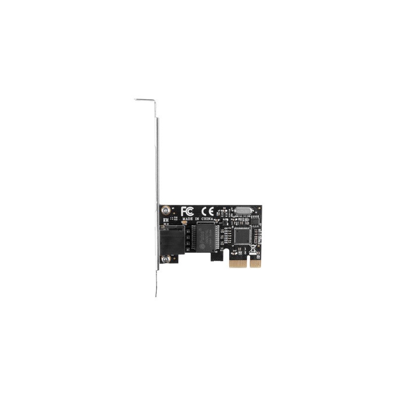Мережева карта PCIe 1× RJ45 1 Гбіт/с RTL8111C - Lanberg PCE‑1GB‑201