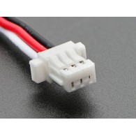 Adafruit 6404 – close-up 3‑pin JST SH 1.0 mm connector
