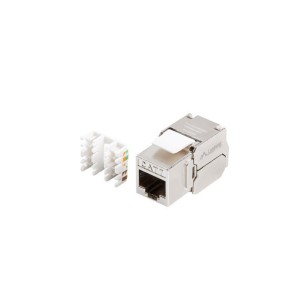 Łącznik keystone RJ45 Cat7 FTP 180° beznarzędziowy - Lanberg KSF7-2000