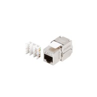 Łącznik keystone RJ45 Cat7 - widok od prawego boku