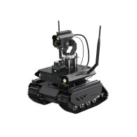 UGV Beast PT Jetson Orin ROS2 – front angled view (pan-tilt camera and antennas)