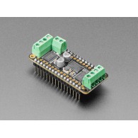 DC Motor + Stepper FeatherWing – top angled view