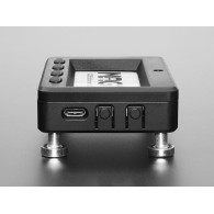 Side view with USB port and buttons