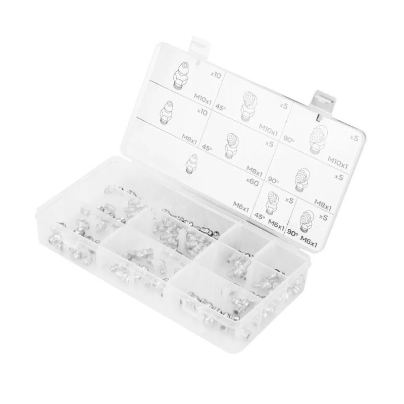 Набір мастильних шприців, 110 предметів, Neo Tools 11-973