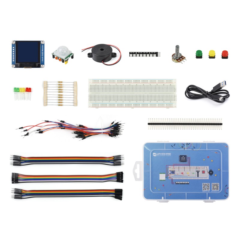 Pełny zestaw ESP32-XX-Basic-Kit-Acce