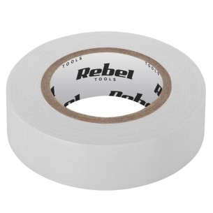 REBEL adhesive insulating tape (0.13mm×19mm×20yd) white