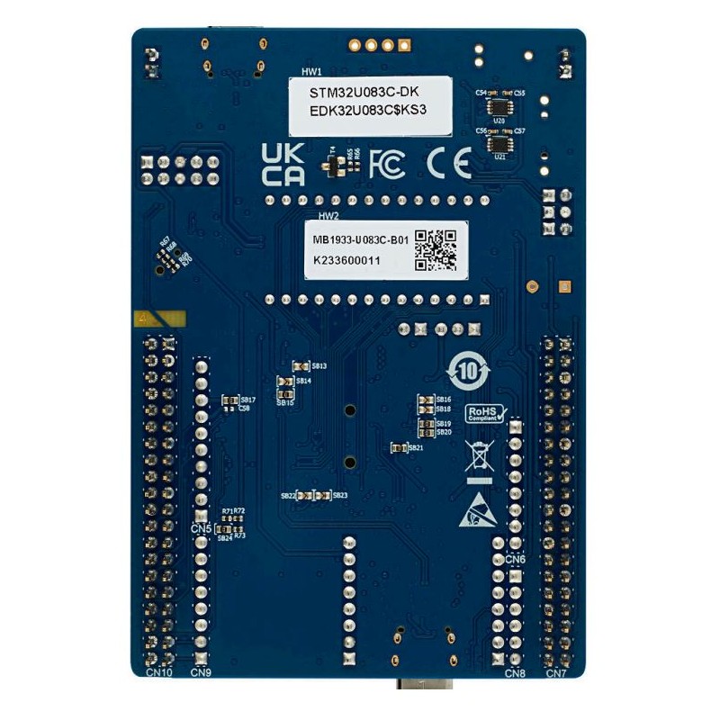 STM32U083C-DK - Комплект для виявлення з мікроконтролером STM32U083MC