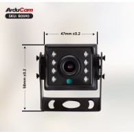 ArduCam B0590 - wymiary