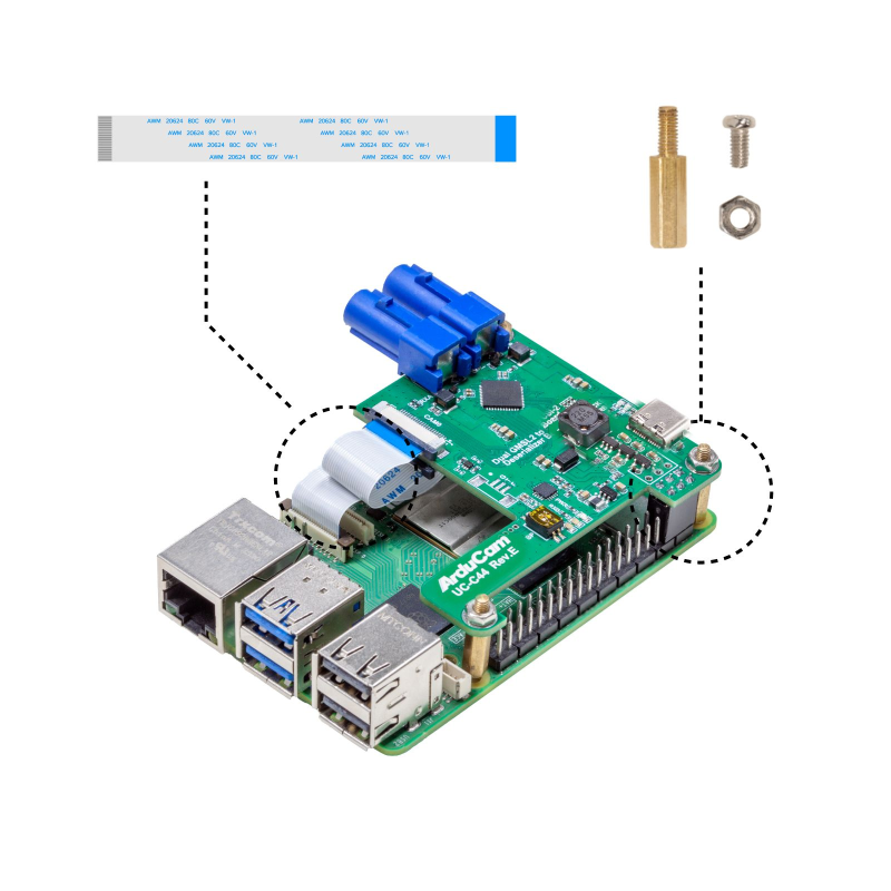 Камера GMSL2 12MP для Raspberry Pi - ArduCam B0550