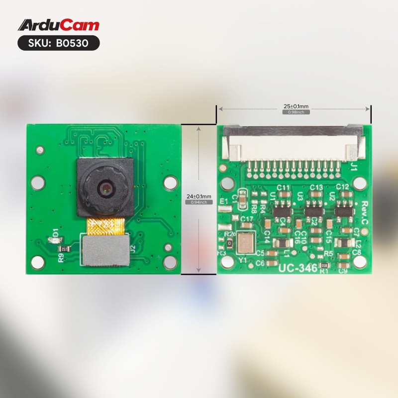 Модуль камери 5MP OV5640 для Renesas RZ/V2L - ArduCam B0530