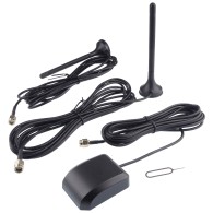 GNSS antenna with two 4G antennas