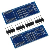 Soldered adapter SOP16/8 to DIP8