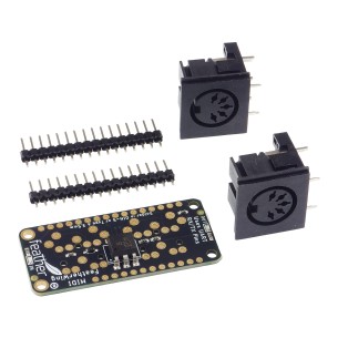 MIDI FeatherWing Kit - moduł audio ze złączami MIDI dla Feather