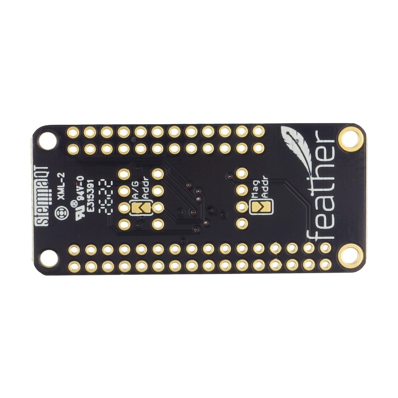 LSM6DSOX + LIS3MDL FeatherWing - модуль з 9-осьовим IMU LSM6DSOX та LIS3MDL