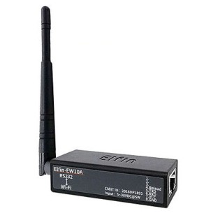 ELFIN EW10A-0 - adapter RS-232 i Ethernet do WiFi do zastosowań przemysłowych