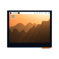 Display powered on – top view