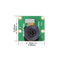 ArduCAM IMX219 Low Distortion M12 Mount Camera - module with 8MP IMX219 camera for Raspberry Pi CM