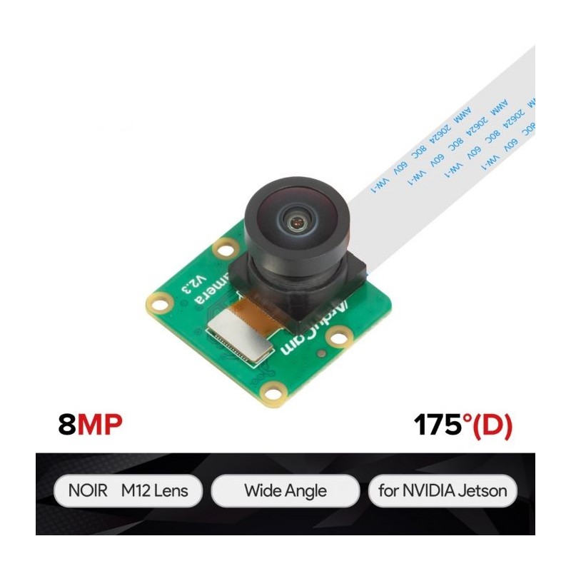 ArduCAM IMX219 Wide Angle IR Sensitive (NoIR) Camera - camera module with IMX219 8MP sensor