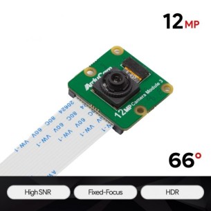 ArduCAM 12MP IMX708 Fixed Focus HDR - kamera IMX708 do Raspberry Pi