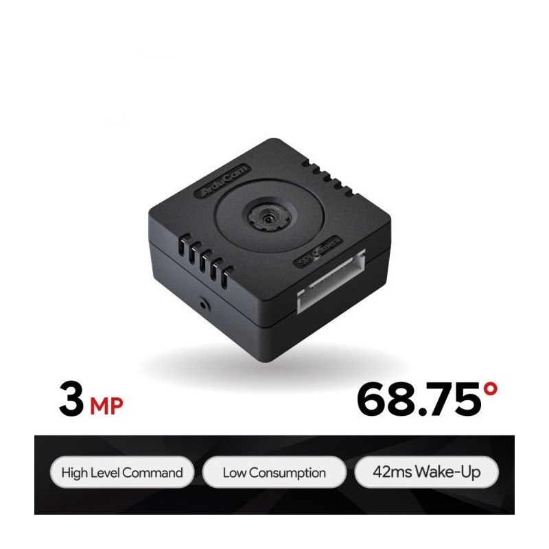 ArduCAM Mega 3MP SPI Camera Module - camera with 3MP sensor and SPI interface