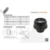 C1535ZM02 - 35mm C-Mount mirrorless lens with C-CS adapter for Raspberry Pi HQ camera
